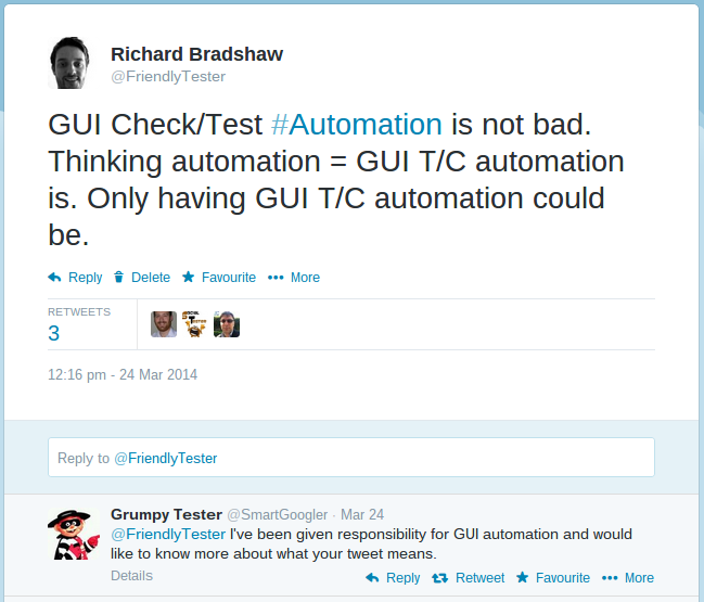 GUI Automation Tweet