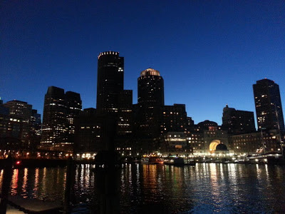 Boston, MA by night