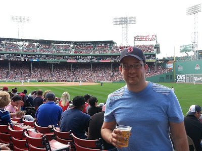 Me posing at Fenway Park